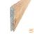 Azobé Hardhout Damwand Fijnbezaagd 2,8 x 20,5 x 300  cm.  Werkende Breedte ca.18,5 cm.