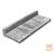 Schellevis Traptreden 100x40x15 L-Model Grijs