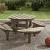 Kinderpicknicktafel Weesp Ø 130 cm. Dikte 35 mm.