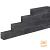 Linea Palissade 15x15x60 Strak Black