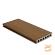 NewTechWood Composiet Dekdeel Houtstructuur 2,3x13,8x300cm. Teak  1059154