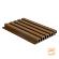 NewTechWood Composiet Co-Extrusie Wand Bekleding Castellation 25 Profiel, 2,5x19,6x290 cm. Teak  105