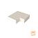 Schellevis Hoekstuk 90° t.b.v. Traptreden 100x37x15 Binnen Creme