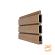 NewTechWood Co-Extrusie Composiet Triple Rhombus Schermplank, 2,1x16x180cm. Teak
