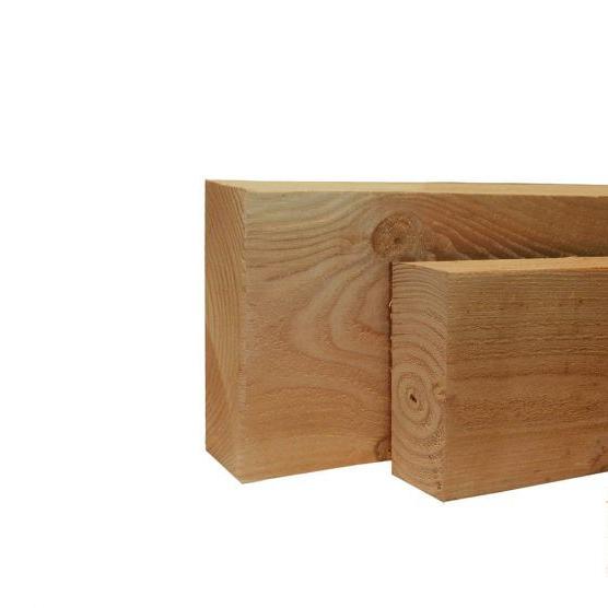 Douglas Geschaafde Gording 6,5x14x500cm. Groen Geïmpregneerd W31487