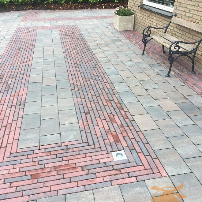 Waalformaat Strak 6cm. Rood/Zwart  UITLOPEND