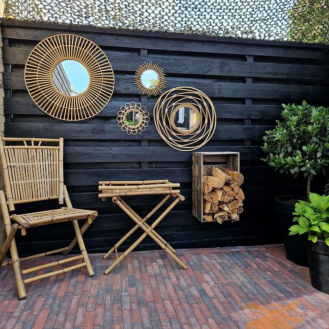 Waalformaat Strak 6cm. Rood/Zwart  UITLOPEND