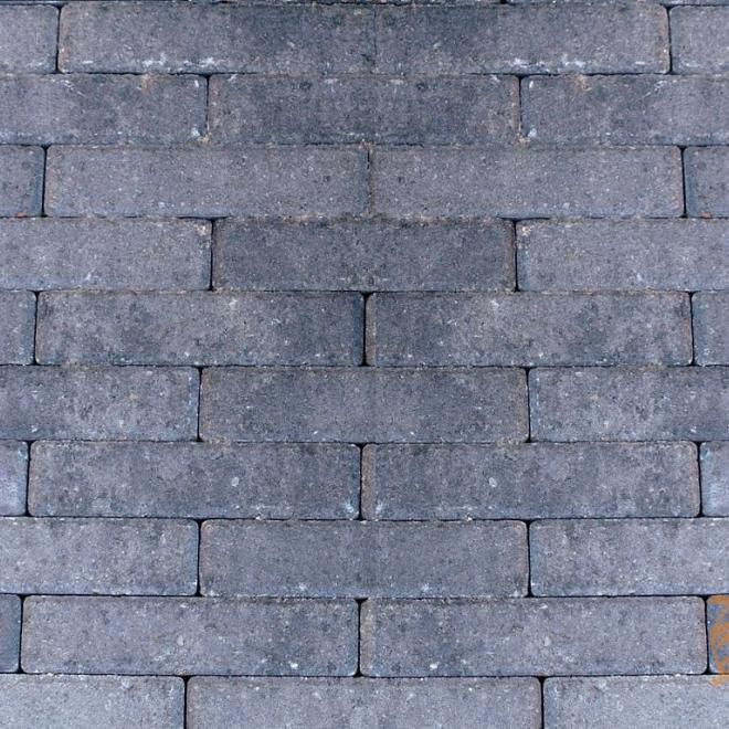 Waalformaat Strak 6cm. Grijs/Zwart  UITLOPEND