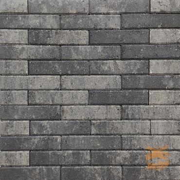 Dikformaat Strak 6cm. Grijs Zwart  UITLOPEND