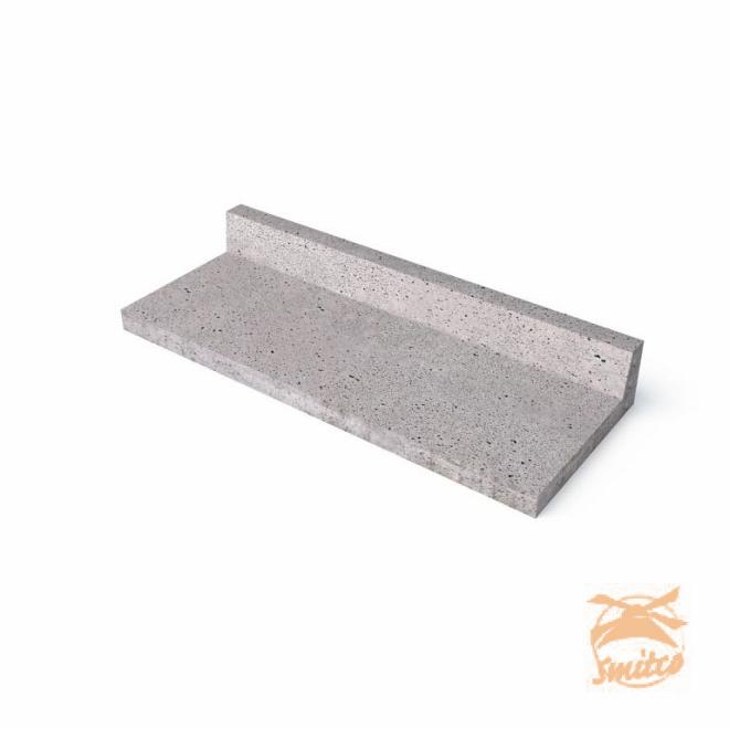 Schellevis Traptreden 100x40x15 L-Model Grijs