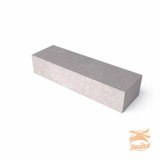 Schellevis Zitelement Recht 200x60x40 Grijs