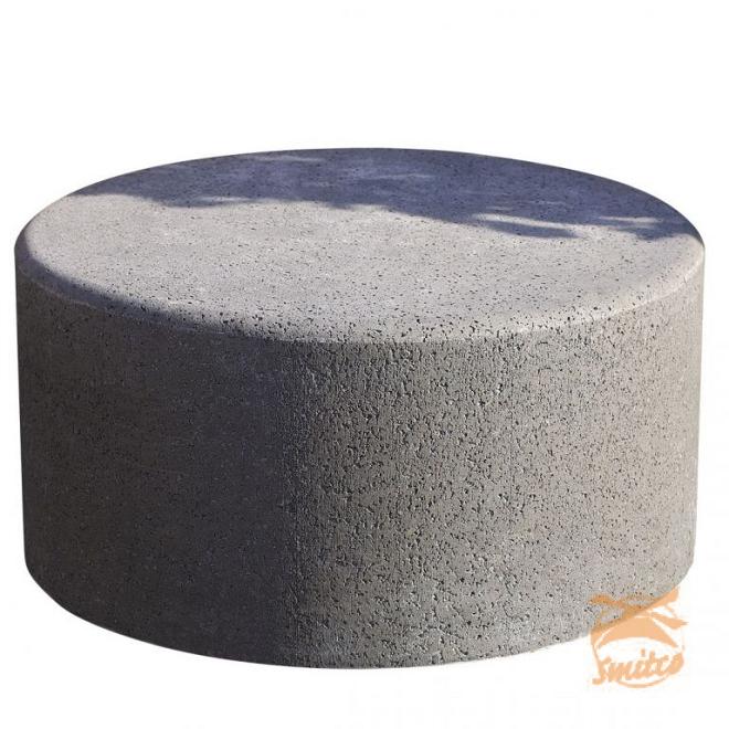 Schellevis Zitelement Rond Ø60x40 cm. Antraciet