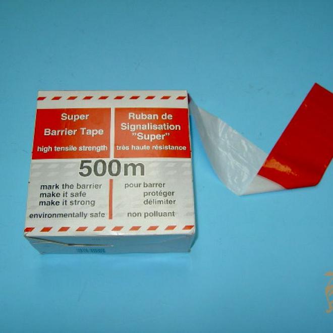 Afzetband  Rood-Wit  500mtr.