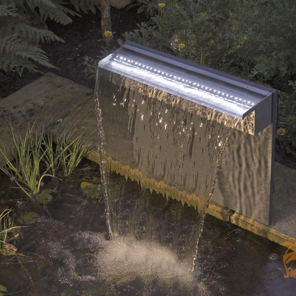 Watervallen RVS Niagara 90 cm.   LED
