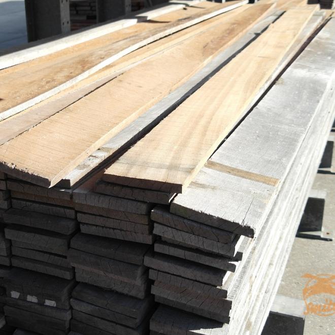 Hardhout Planken Fijnbezaagd 2x15x300 cm.