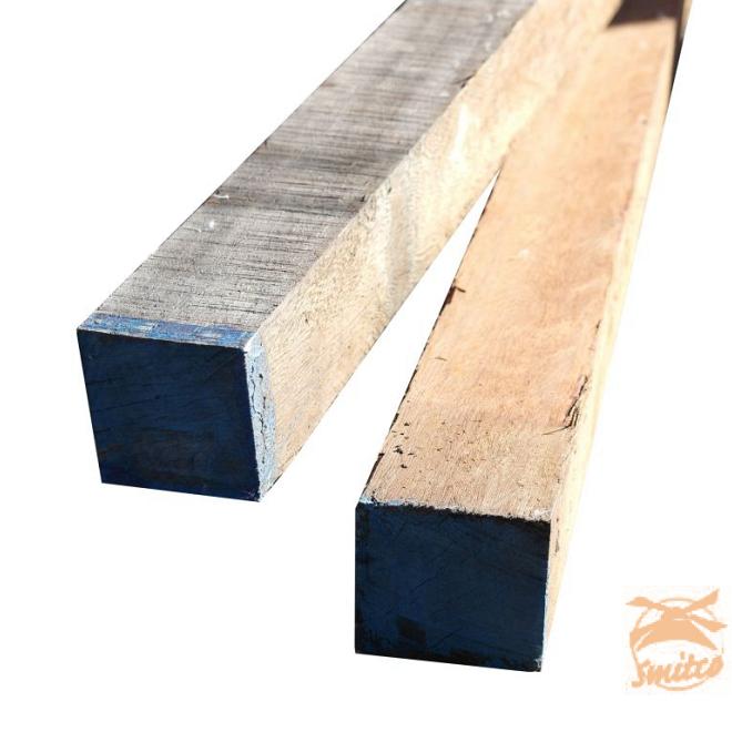 Hardhout Palen Fijnbezaagd 7x7x250