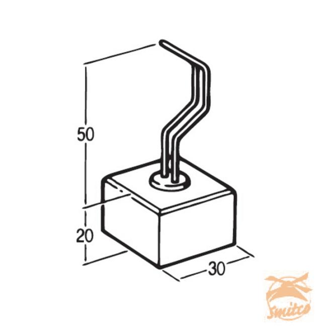 Fietsenstandaard Met Klem 30x30 50 cm. Recht