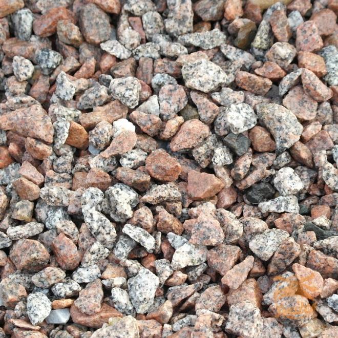 MINI Big-Bag Granietsplit Rood (Granito Rosso) 16-22mm. ca. 500kg.