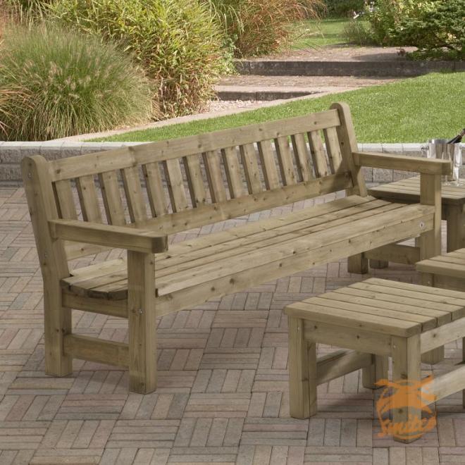 Parkbank Zeist 230 cm. "4-zits"   0451