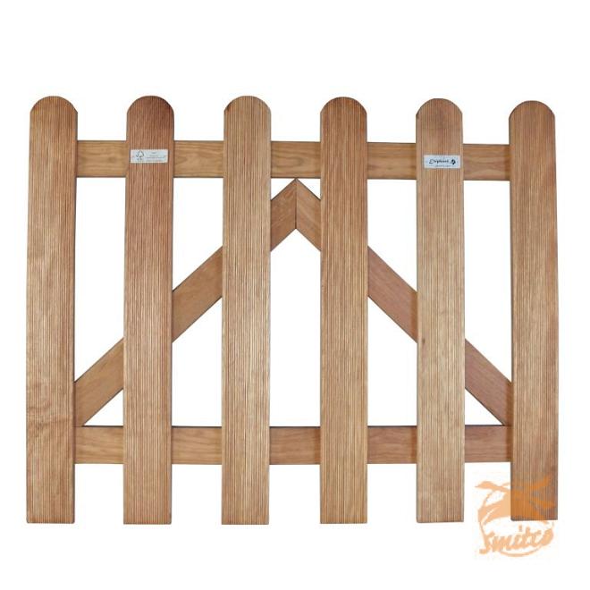 Hardhout Rechtpoortje Basic 80x100cm.  06560