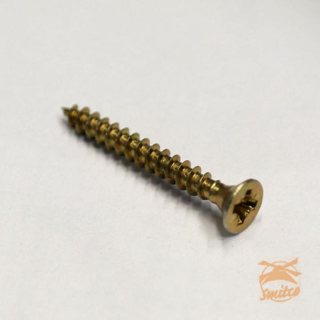 Doos Karton Spaanplaatschroef Geel Verzinkt 3,5x30 (200st.)