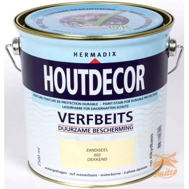 Houtdecor Dekkend 602 Zandgeel 2500ml.