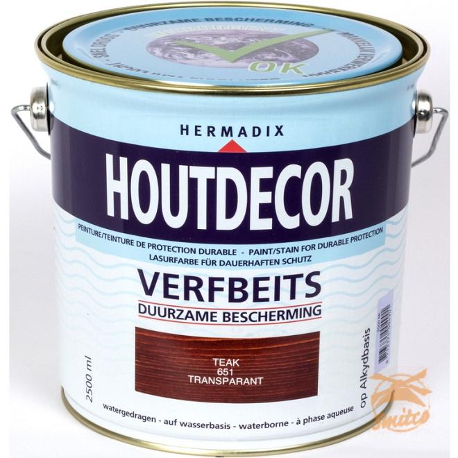 Houtdecor Transp. 651 Teak   2500 ml.