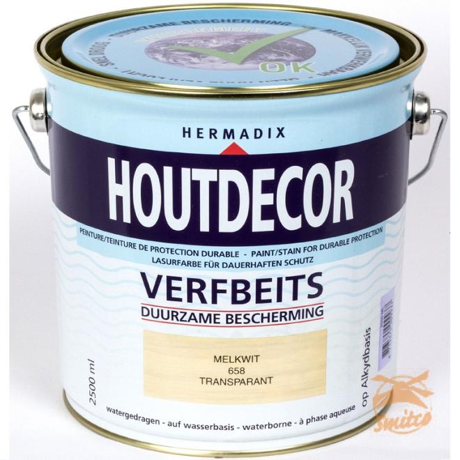 Houtdecor Transp. 658 Melkwit  2500 ml.