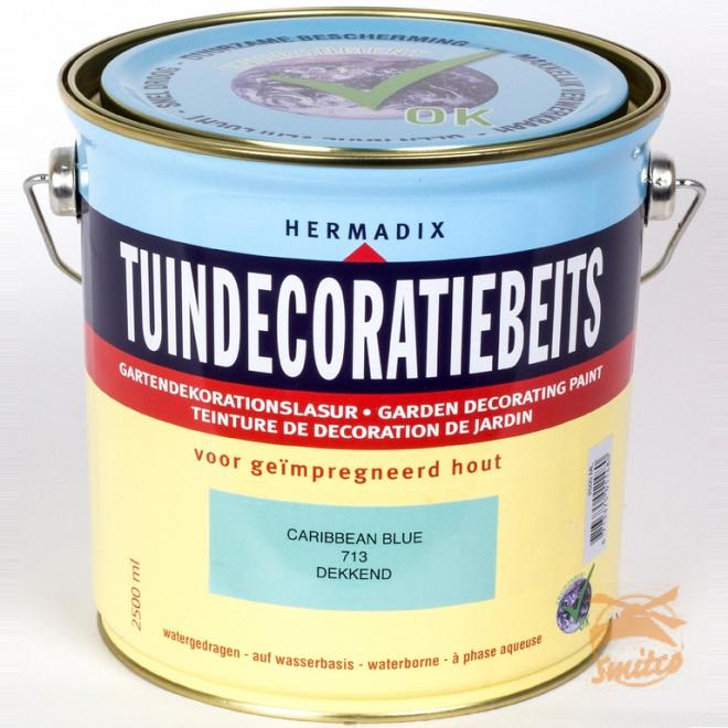 Tuindecoratiebeits 713 Caribbean Blue 2500 ml.