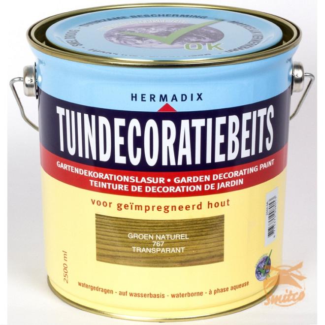 Tuindecoratiebeits 767 Groen Naturel  2500 ml.