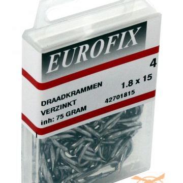 Draadnagel 1.8X30 PK (75GR) verzinkt blister Eurofix