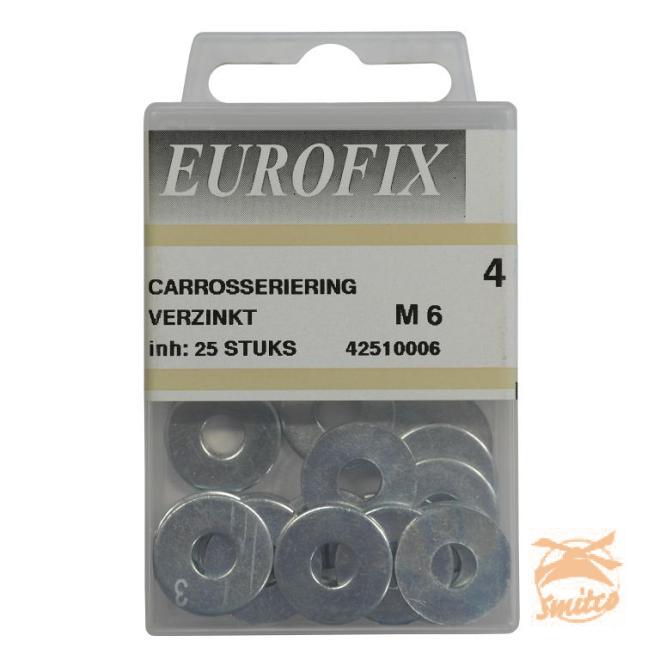 Carrosseriering M10 (15 st,) Verzinkt Blister Eurofix