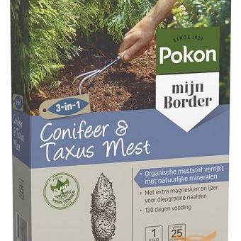 Pokon Conifeer & Taxus Mest 1kg.