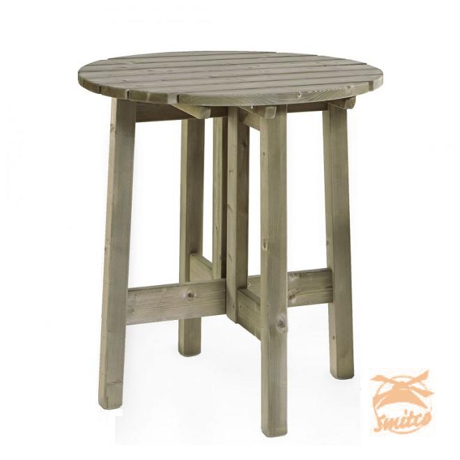 Statafel Zeist "hoogte 110 cm. Ø 100 cm." INKLAPBAAR    0481