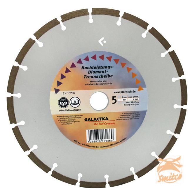 Diamant Zaagblad Galactica  230-7-22,23 mm.