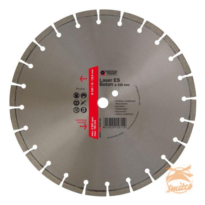 Diamant Zaagblad Laser ES Beton 350-10-25.4mm.