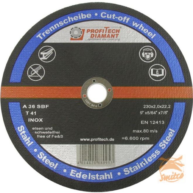 INOX Doorslijpschijf Voor Metaal 125-1,0-22,2