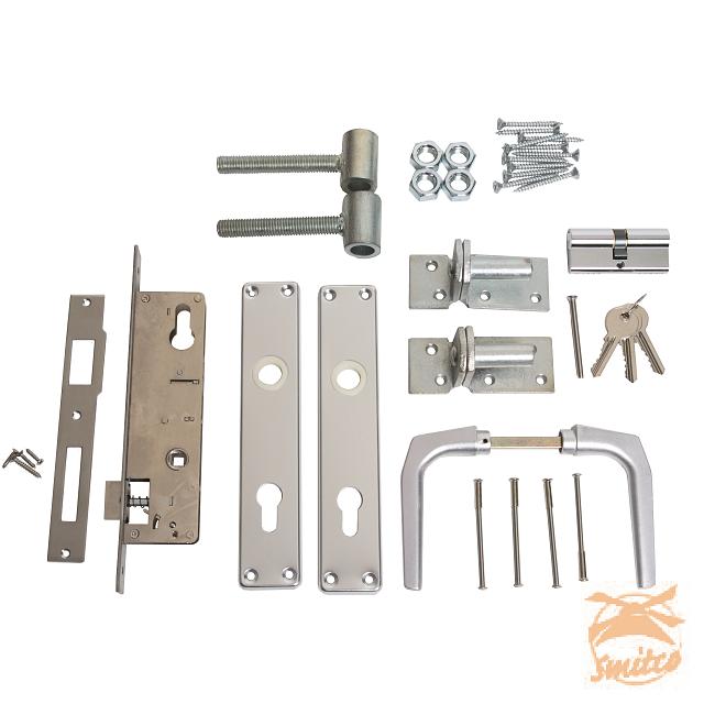 Beslagset Douglas Country Deur Met Stalen Deurframe (incl. duimen)  008992