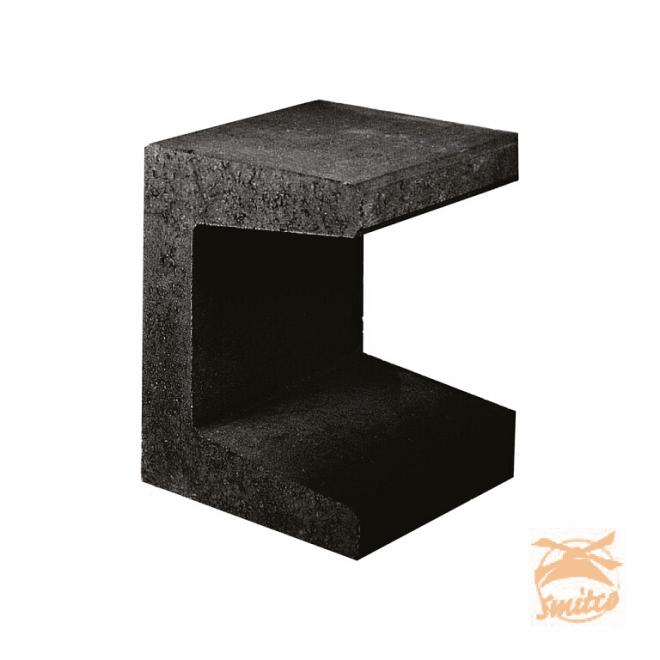 Mini-U-Element Zwart 30x40x30 cm