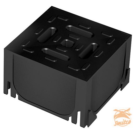 Hexaline Hoekelement Roostergoot 12,5x12,5  cm.