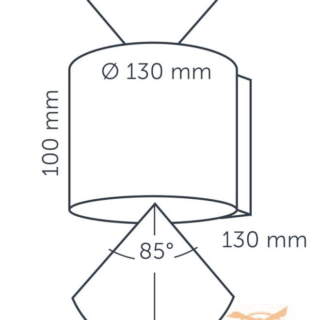 HALO UP-DOWN 100-230V Black