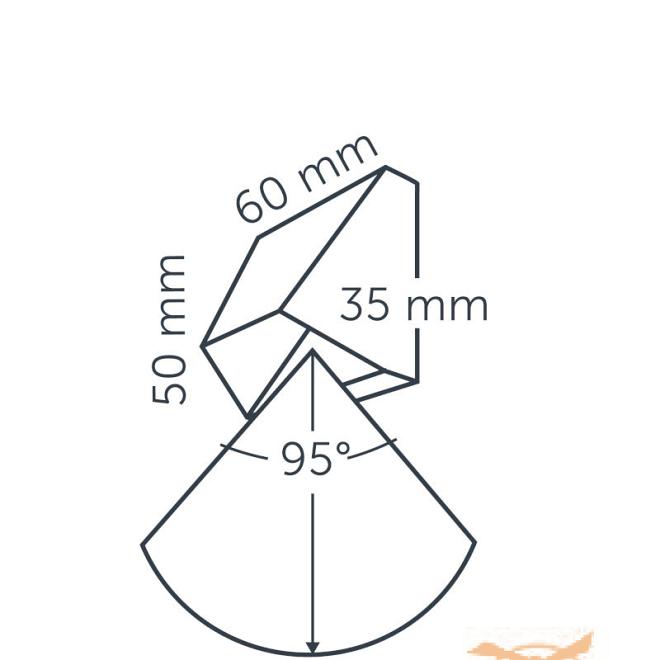 Mini Wedge Dark Grey