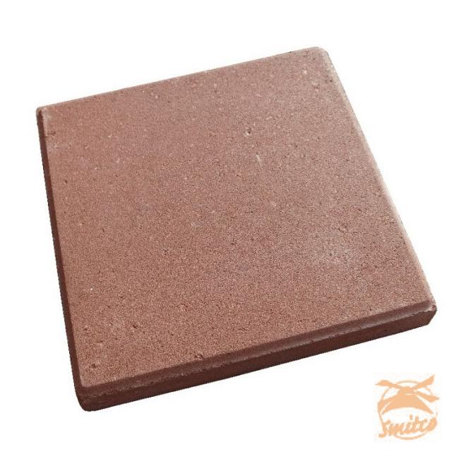 Betontegel 30x30x4,5cm. Rood
