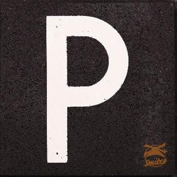 Tekst En Cijfertegels 30x30x6 P-Tegel