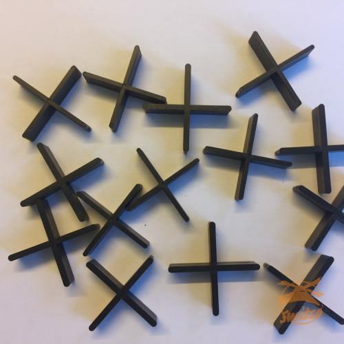 Voegkruizen Zwart 3 mm. (100 st.)