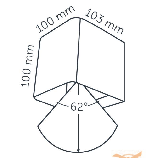 Ace Down 100-230V Dark Grey