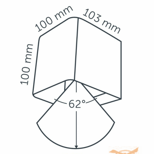 Ace Down 100-230V Corten