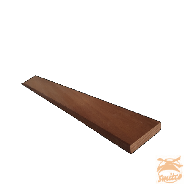 Pak van 4 stuks Thermovision Ayous Geschaafde/Fijnbezaagde Plank 1,8x9x305cm. Thermisch Gemodificeer