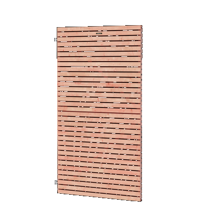 Douglas Elan Deur Op Verstelbaar Stalen Frame 100x180 1050384 =V