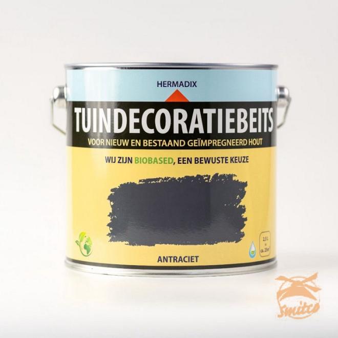 Tuindecoratiebeits 2,5 ltr.  Dekkend 706 Antraciet